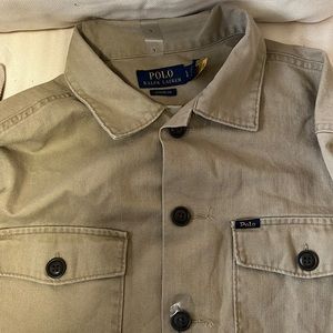 Khaki Polo long sleeve shirt